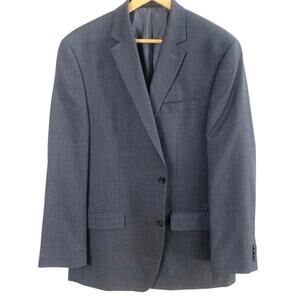 MICHAEL Micahel Kors Size 42L Men's Wool Sport Coat Blazer Jacket Gray Business
